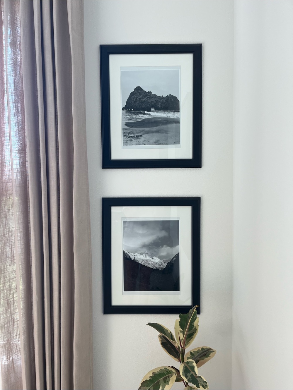 IKEA Classic Black Espresso Brown Picture Frames Set of 4